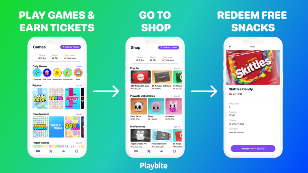 Win Snacks on Playbite