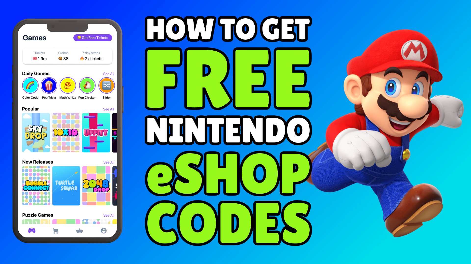 How to Get Free Nintendo eShop Codes