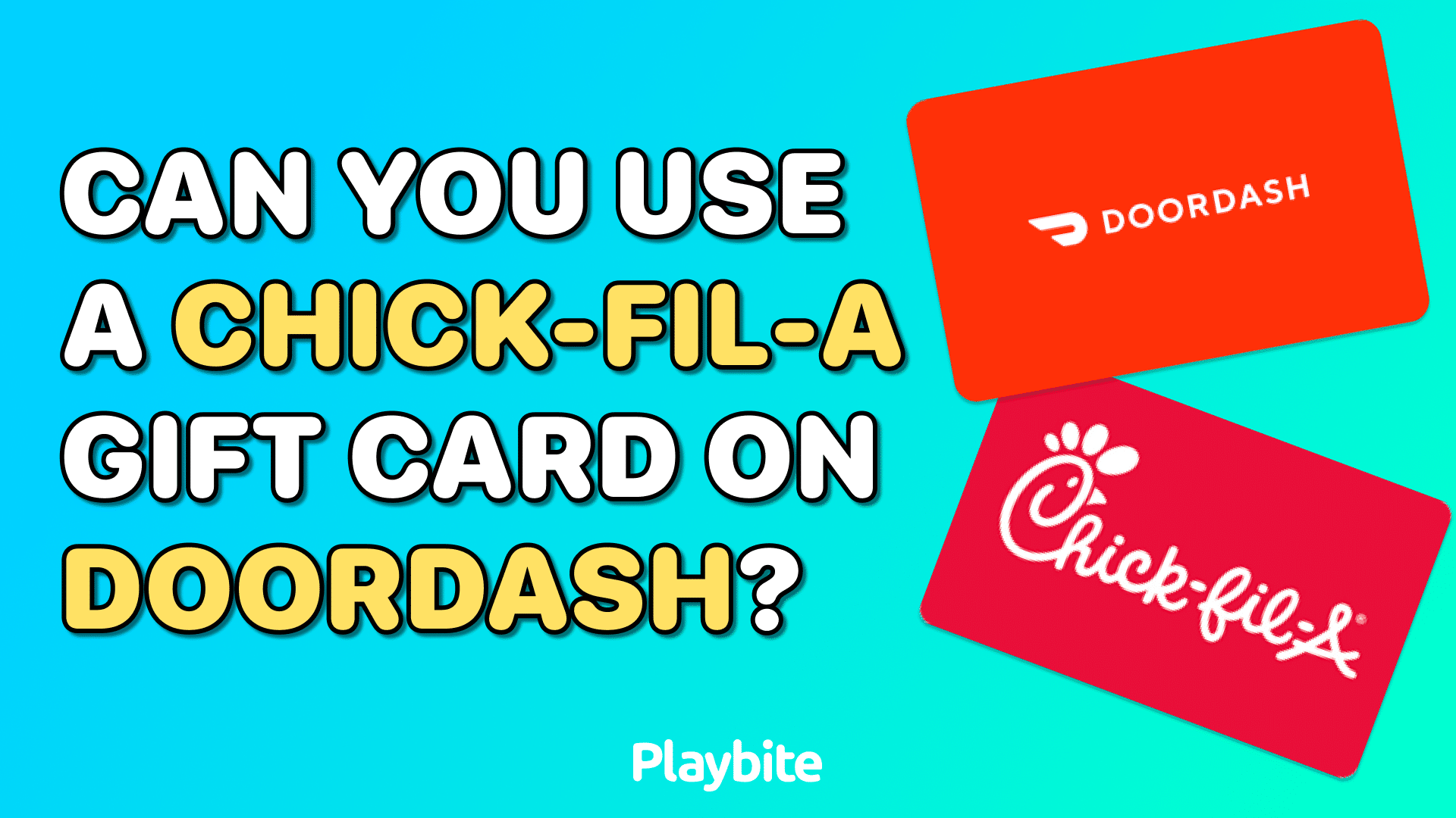 Can You Use A Chick-Fil-A Gift Card On DoorDash?