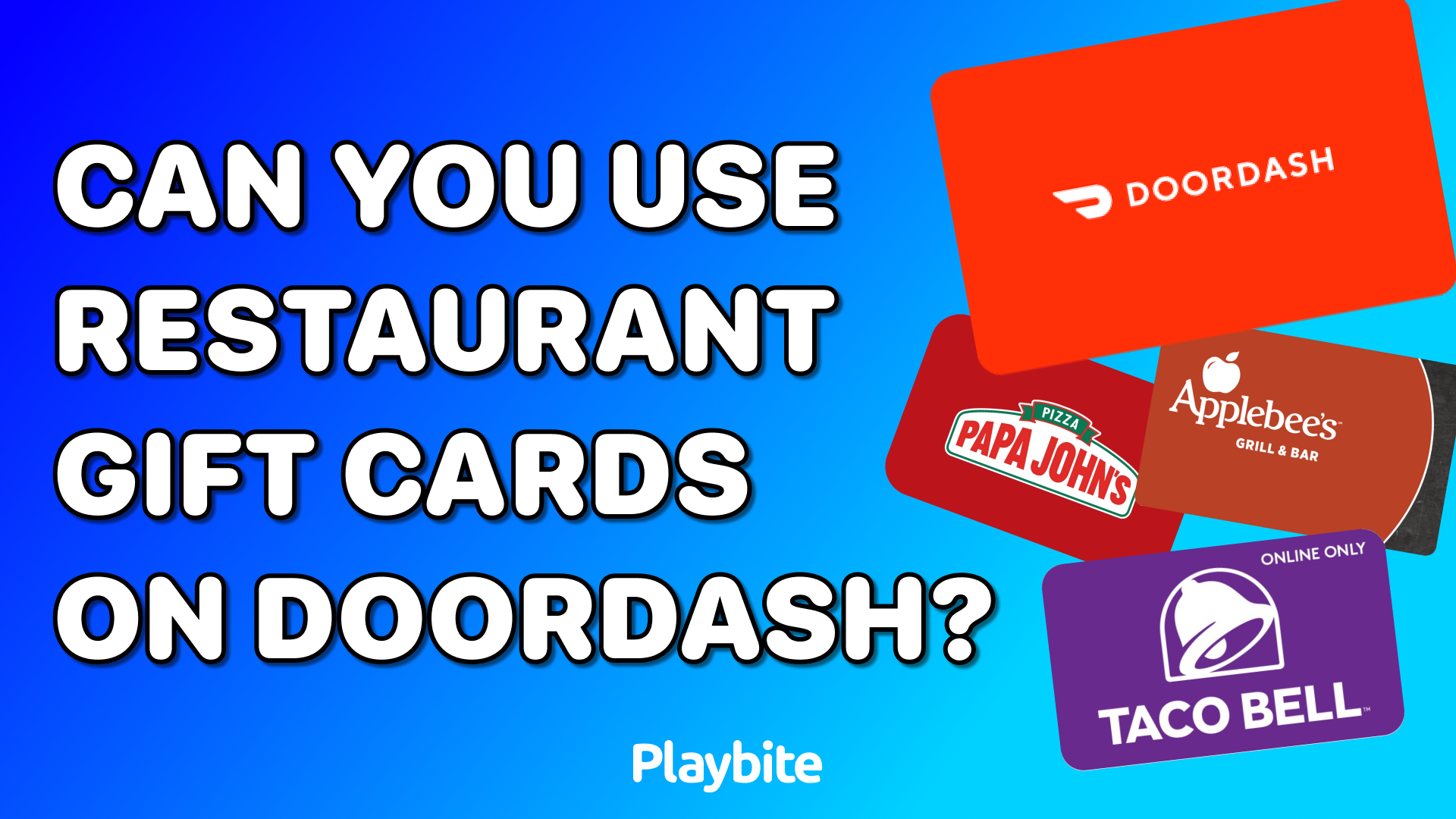 Can You Use Restaurant Gift Cards On DoorDash?