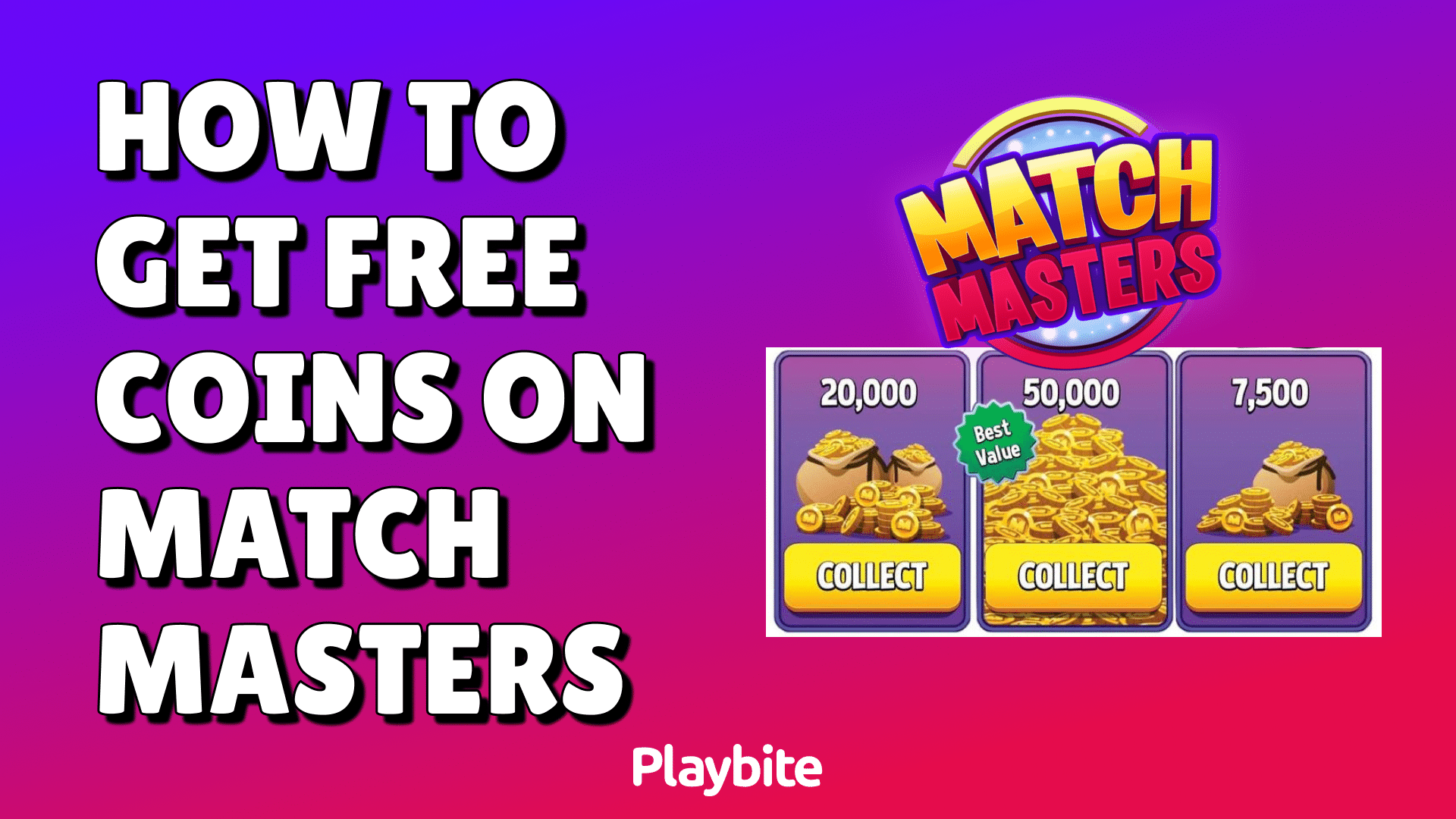 How To Get Free Coins On Match Masters