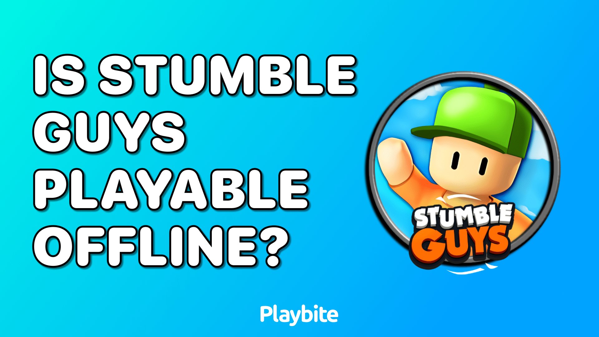 Is Stumble Guys Playable Offline?