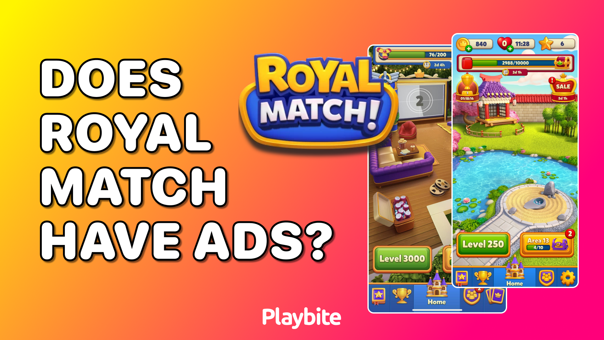 Does Royal Match Have Ads?