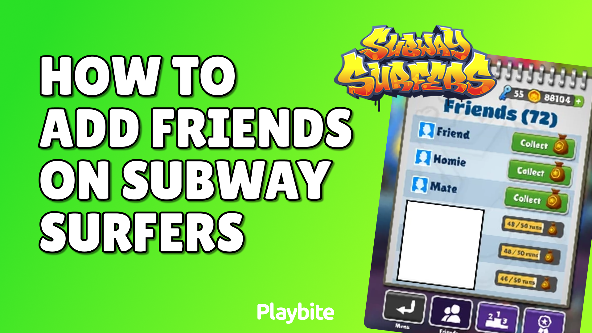 How To Add Friends On Subway Surfers - Playbite