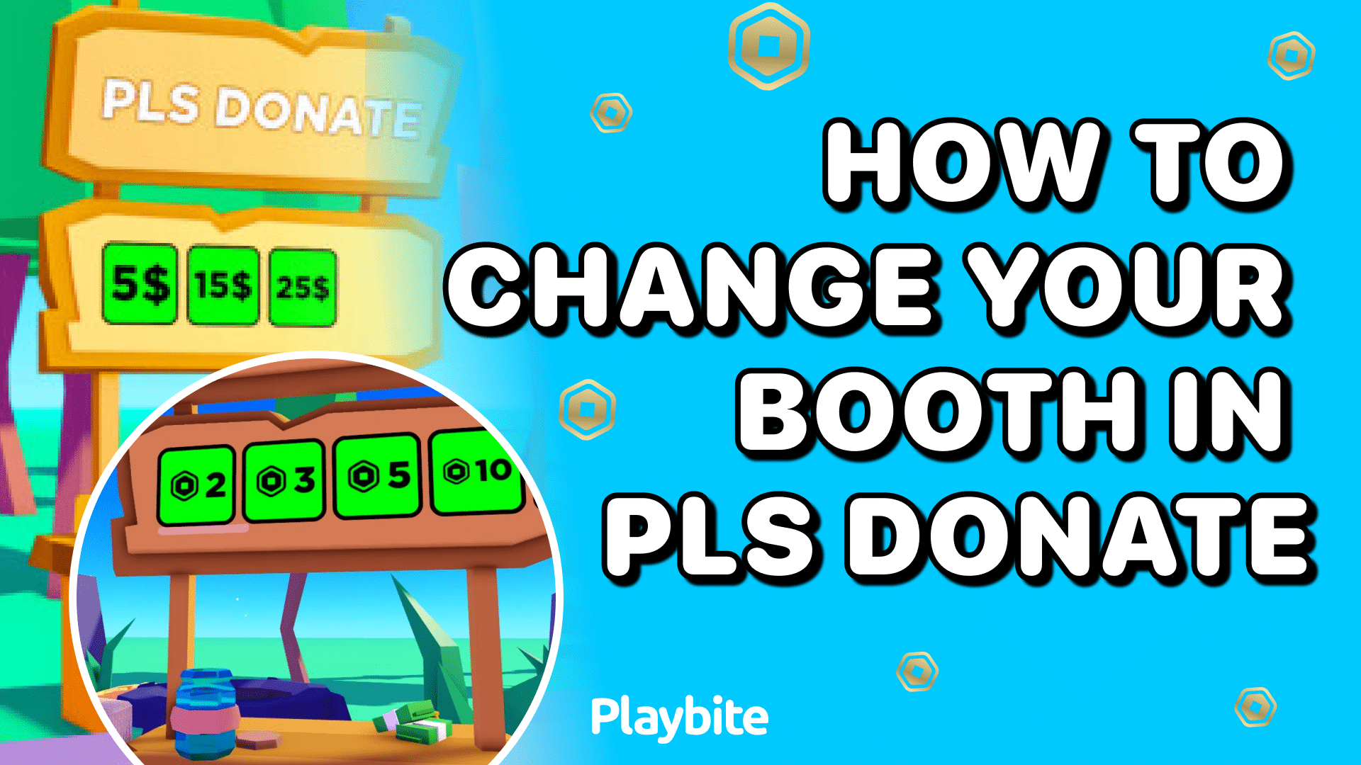 How To Change Your Booth In PLS DONATE