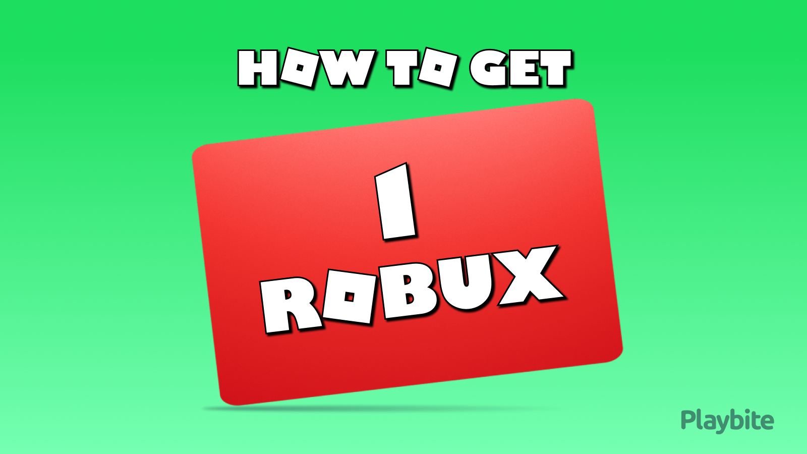 How To Get 1 Robux For Free