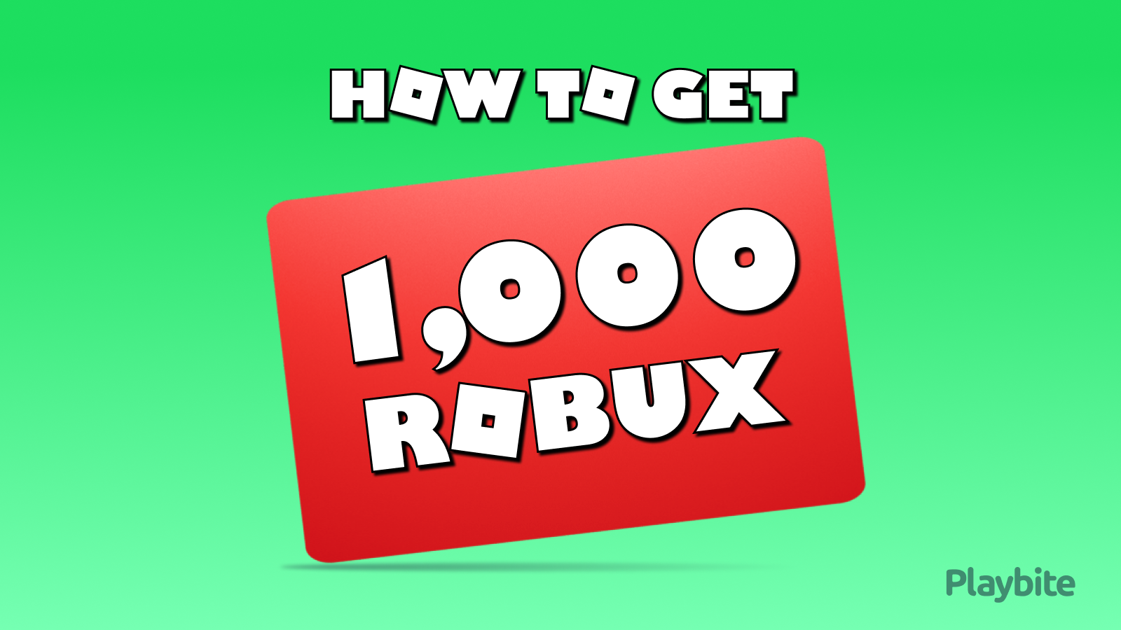 How To Get 1000 Robux For Free