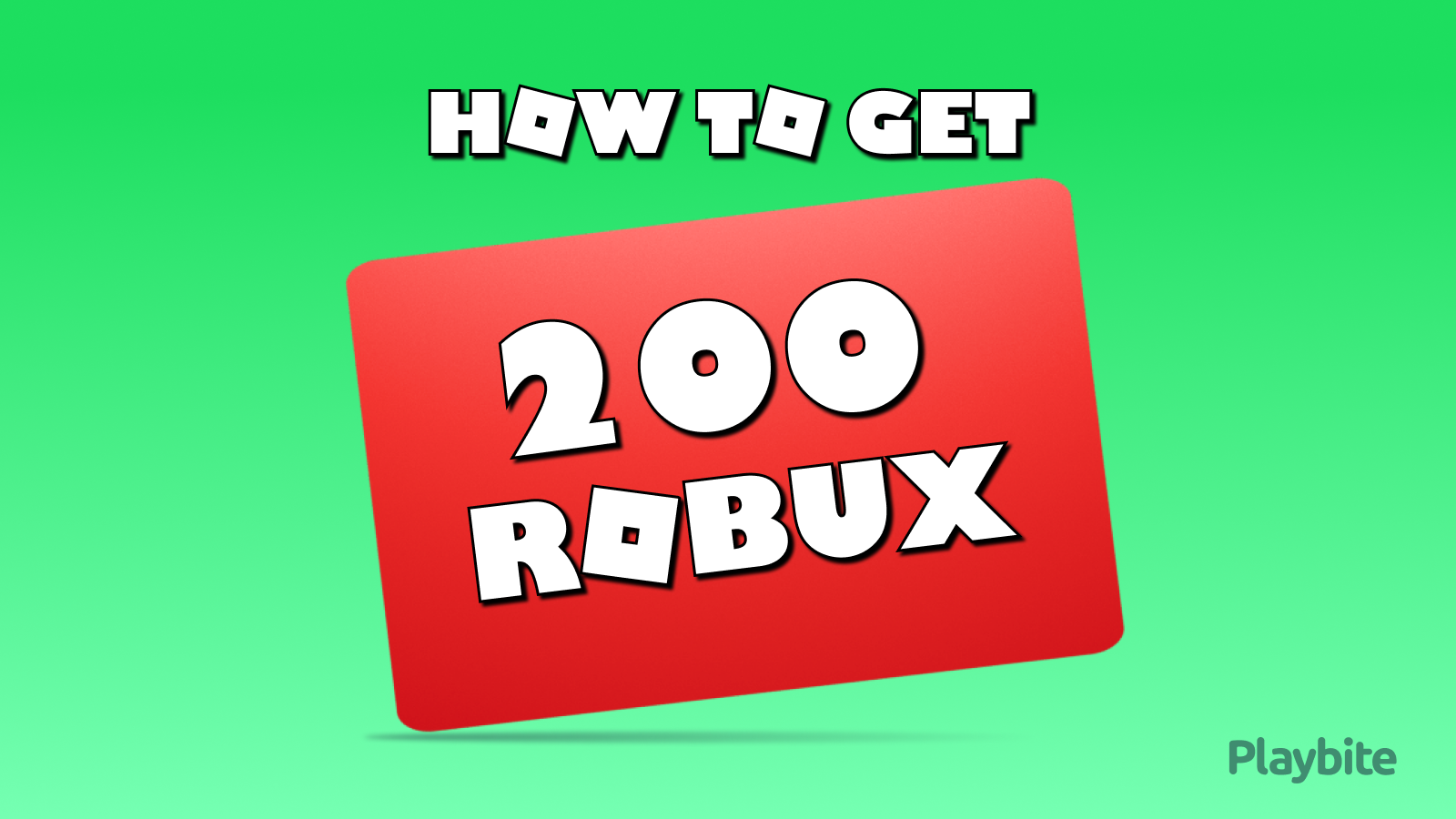 How To Get 200 Robux For Free