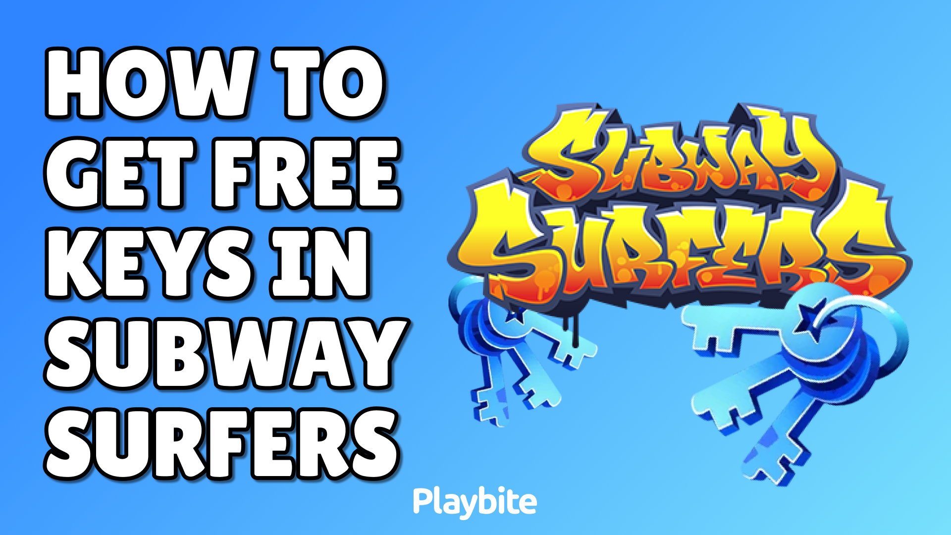 How To Get Free Keys In Subway Surfers
