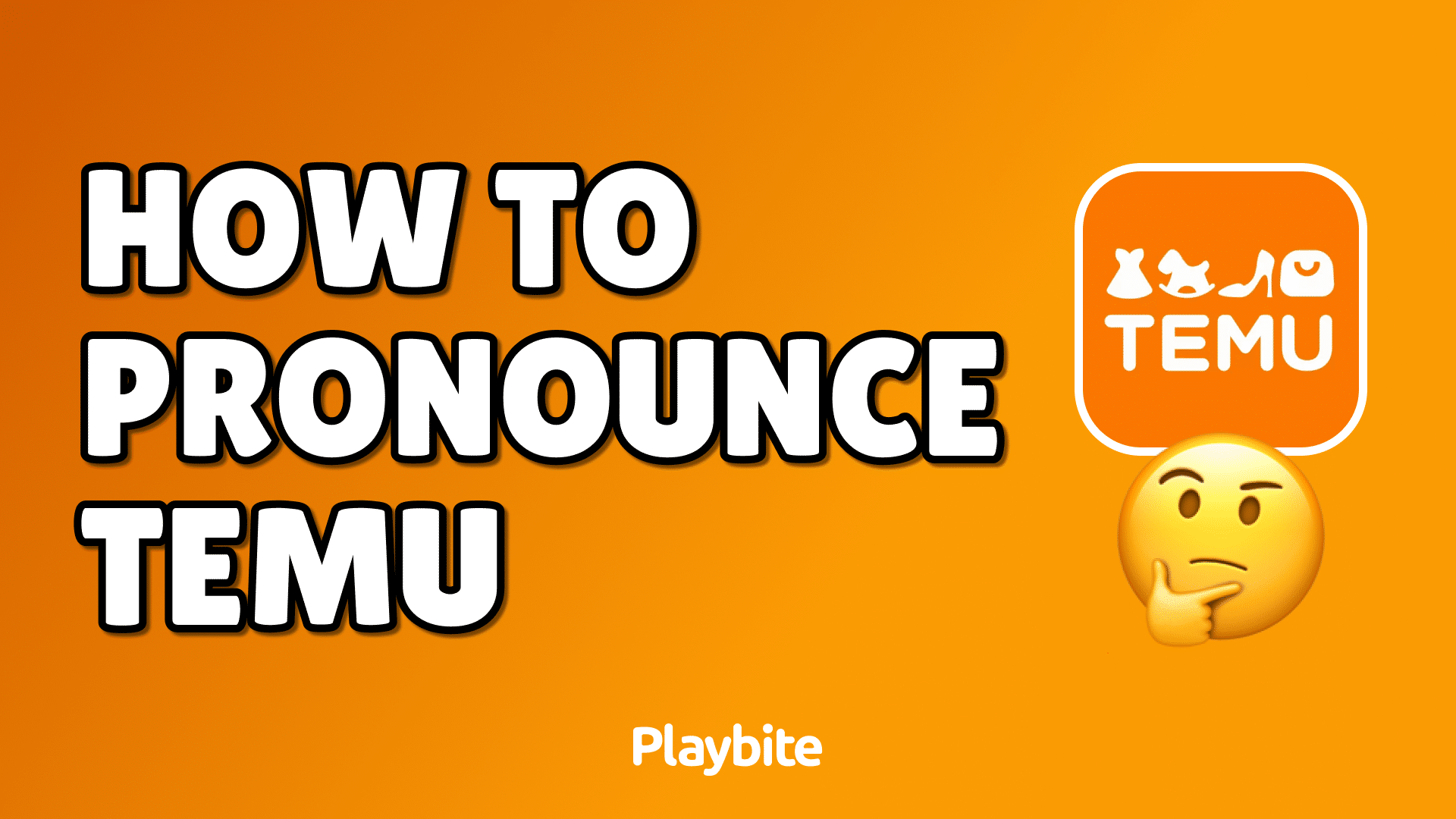 How To Pronounce Temu