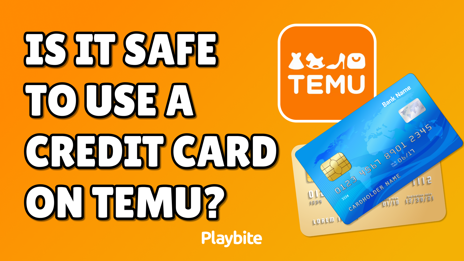Is It Safe To Use A Credit Card On Temu?