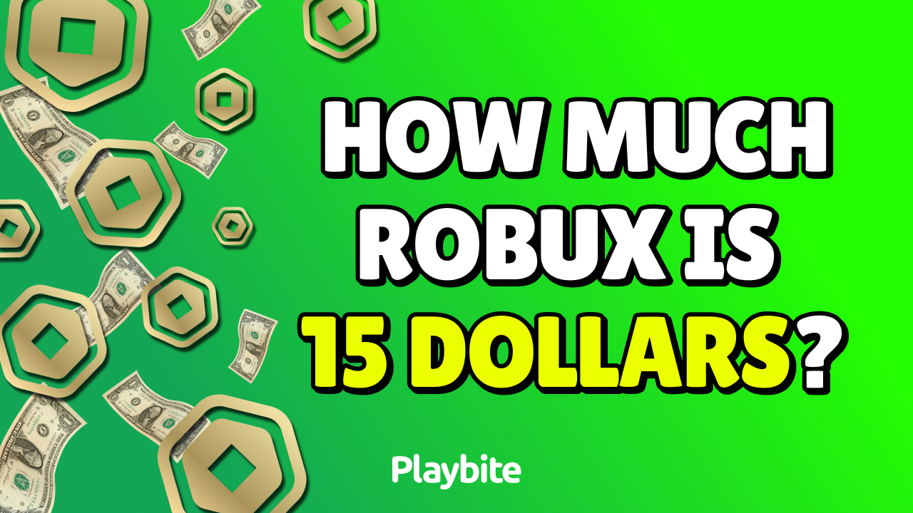 How Much Robux Is 15 Dollars?