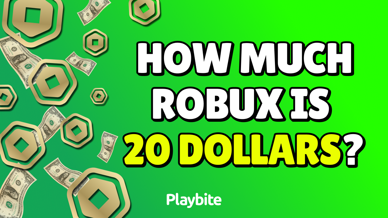 How Much Robux Is 20 Dollars?