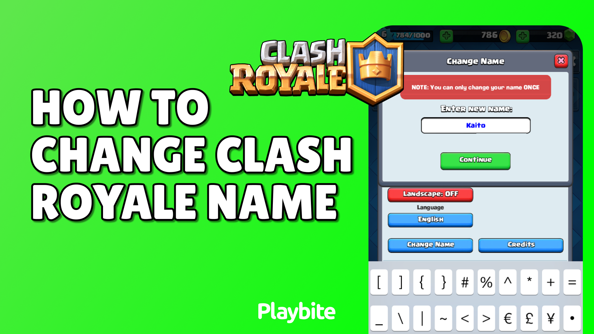 How To Change Clash Royale Name