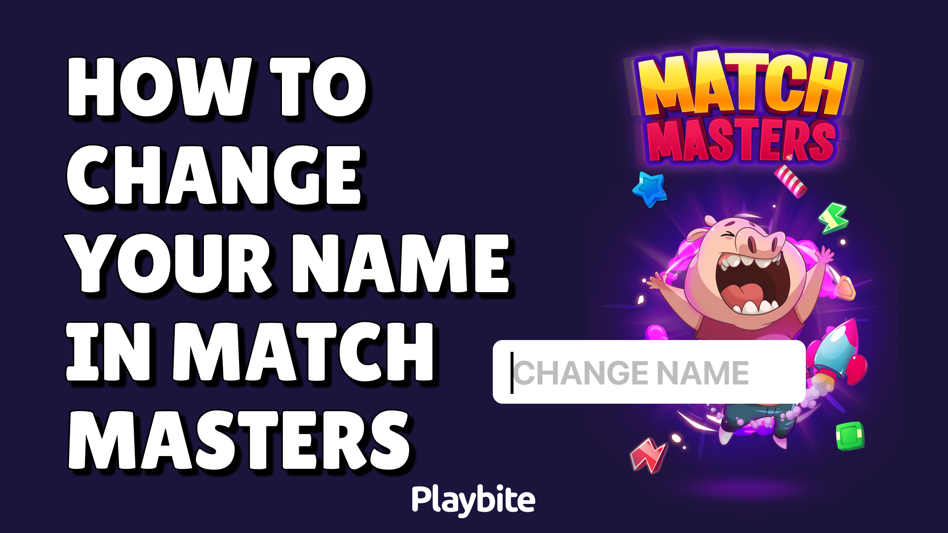 How To Change Name In Match Masters