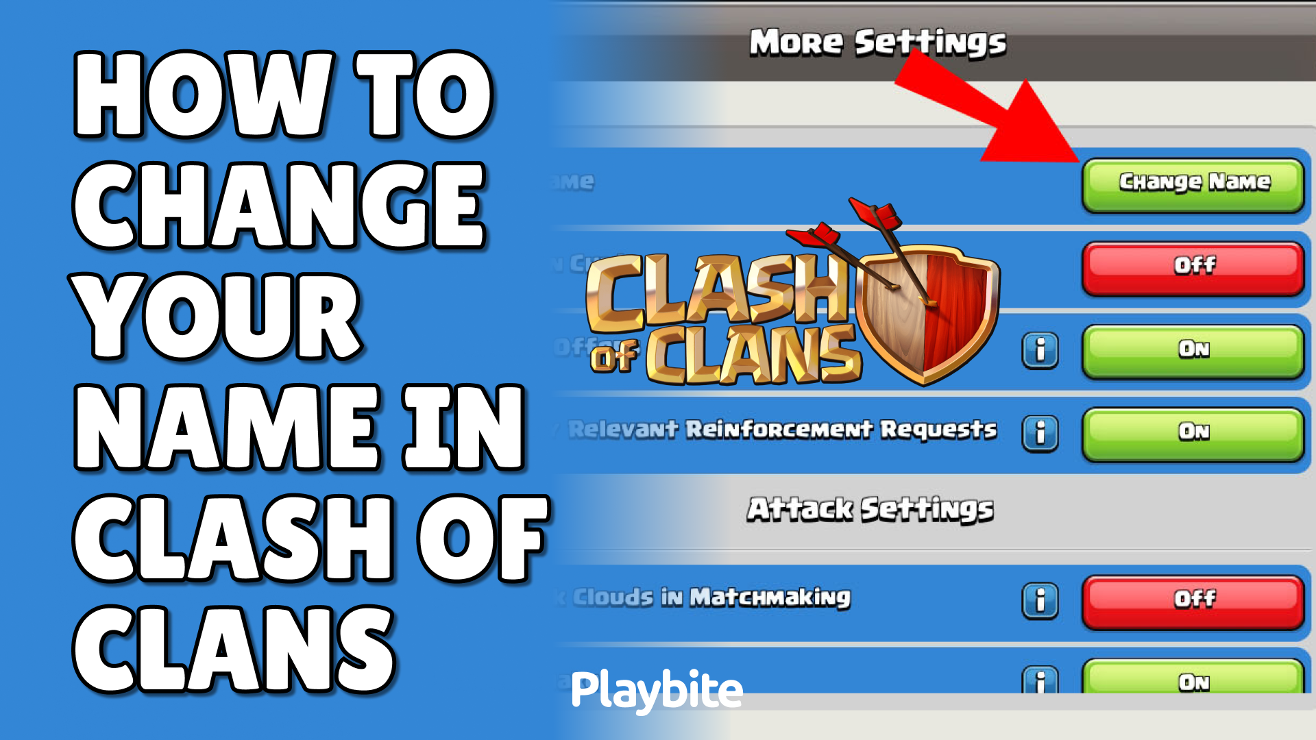 How To Change Name In Clash Of Clans