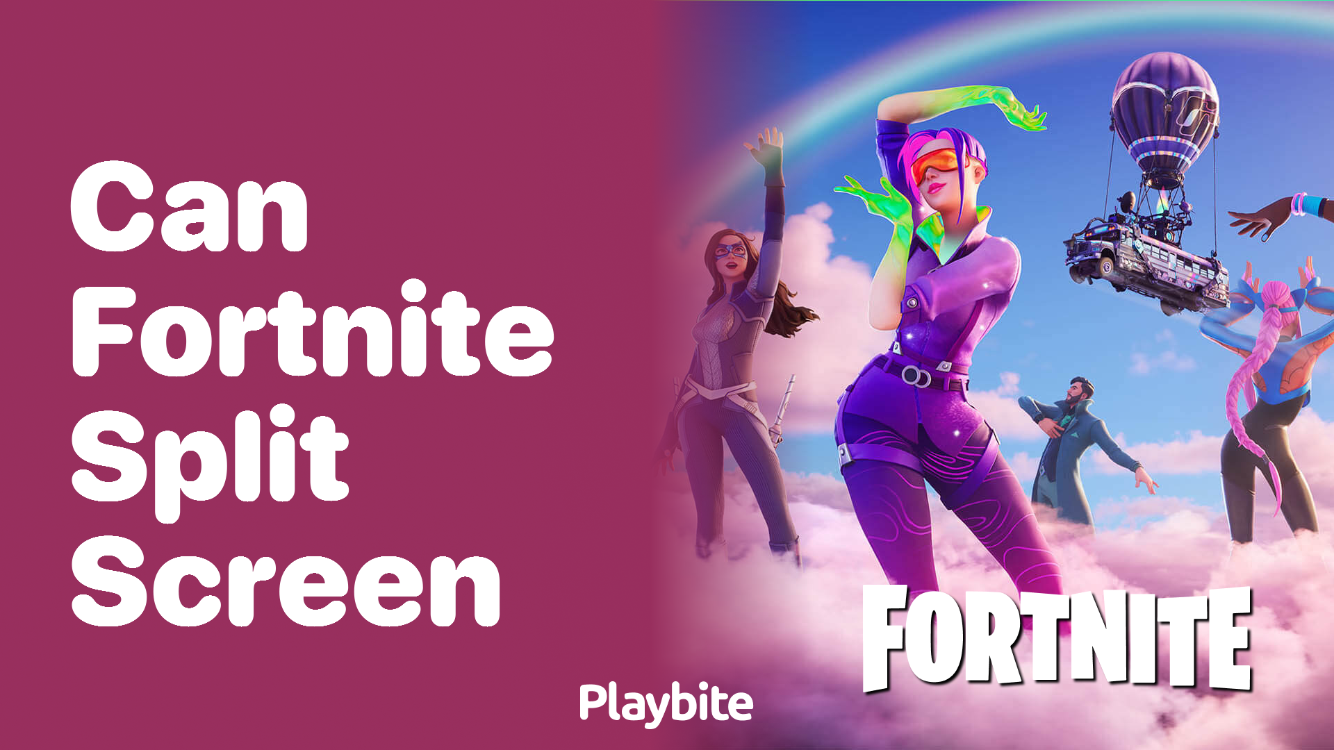 Can Fortnite Be Played on Split Screen?