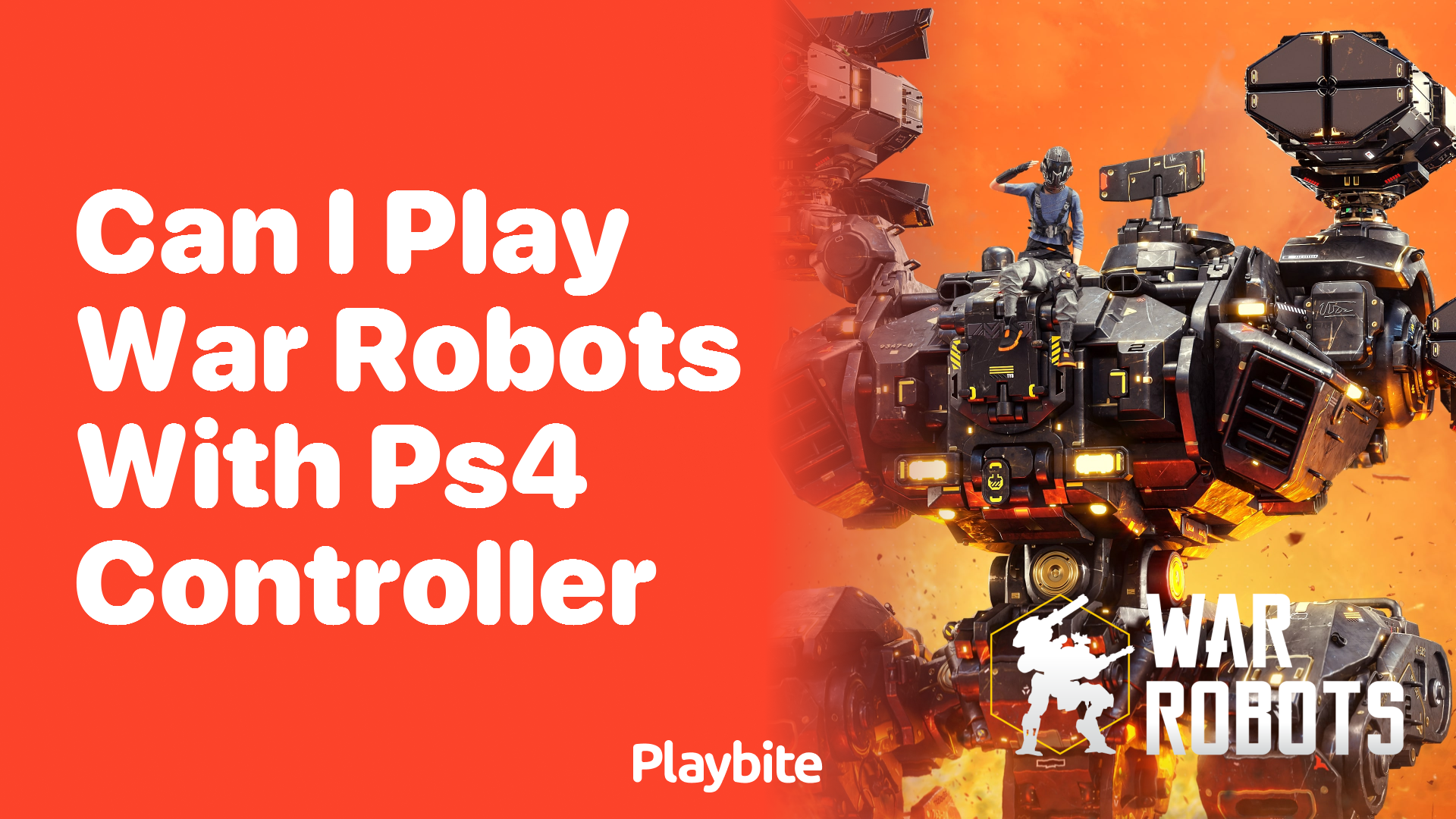 Can I Play War Robots With a PS4 Controller?