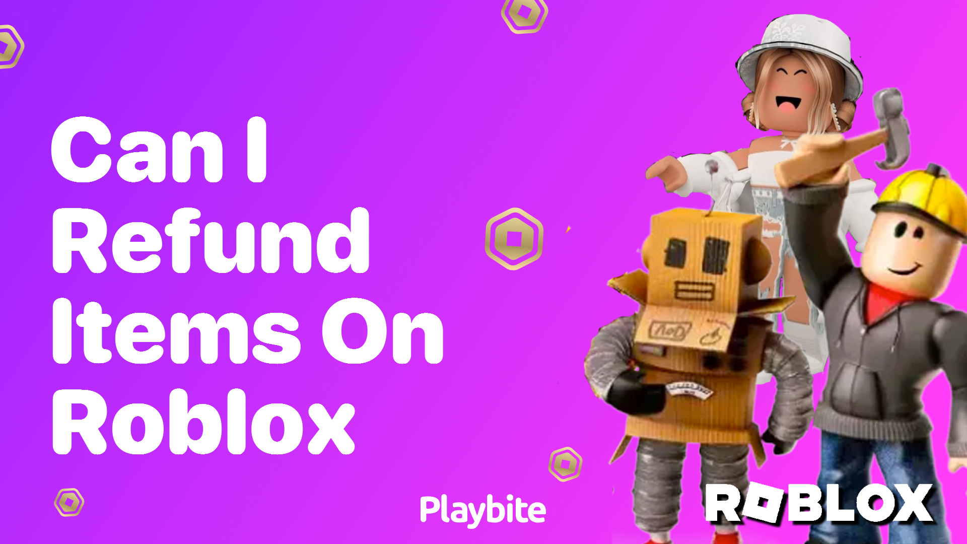 Can I Refund Items on Roblox?