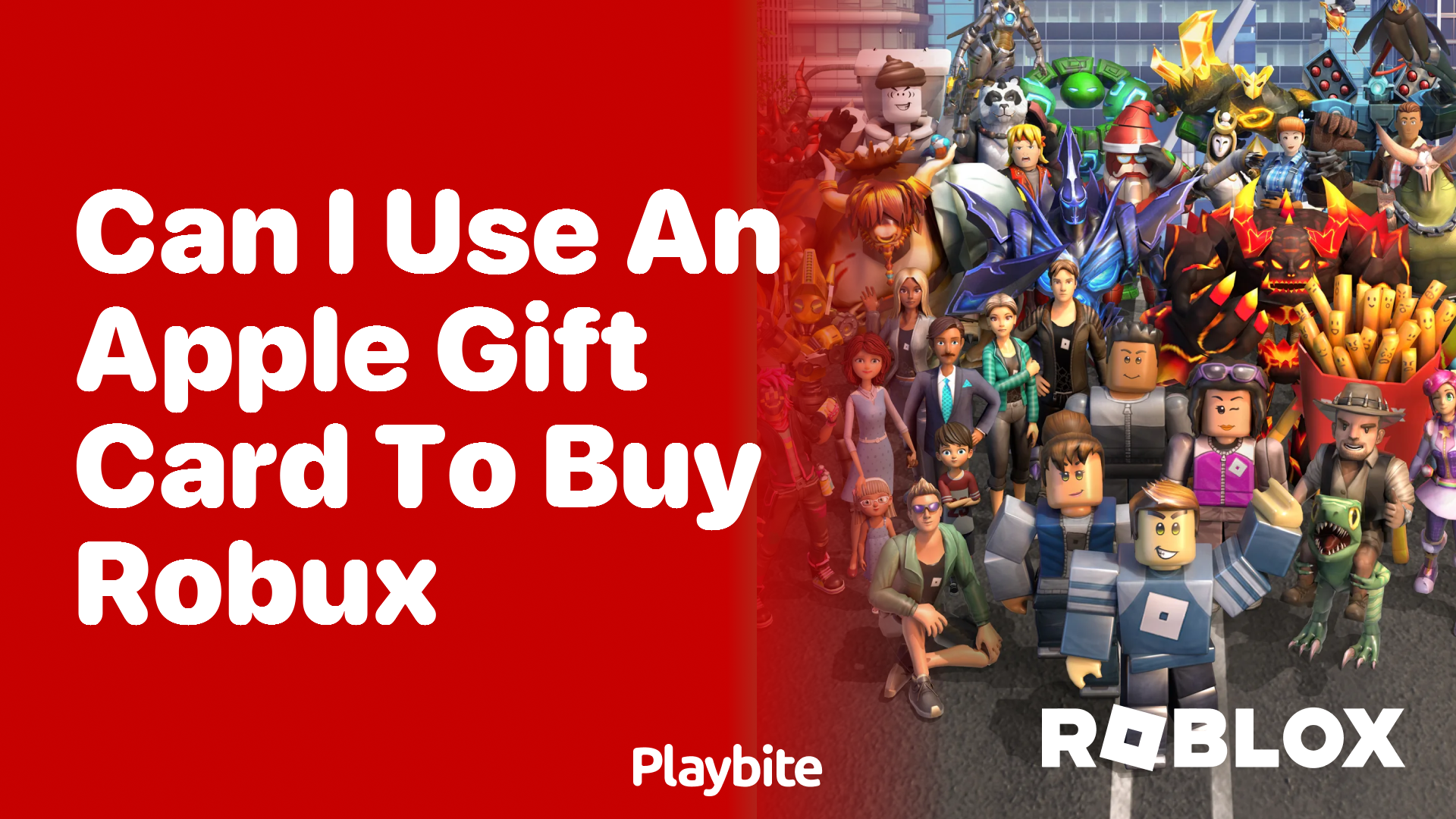 Can I Use an Apple Gift Card to Buy Robux?