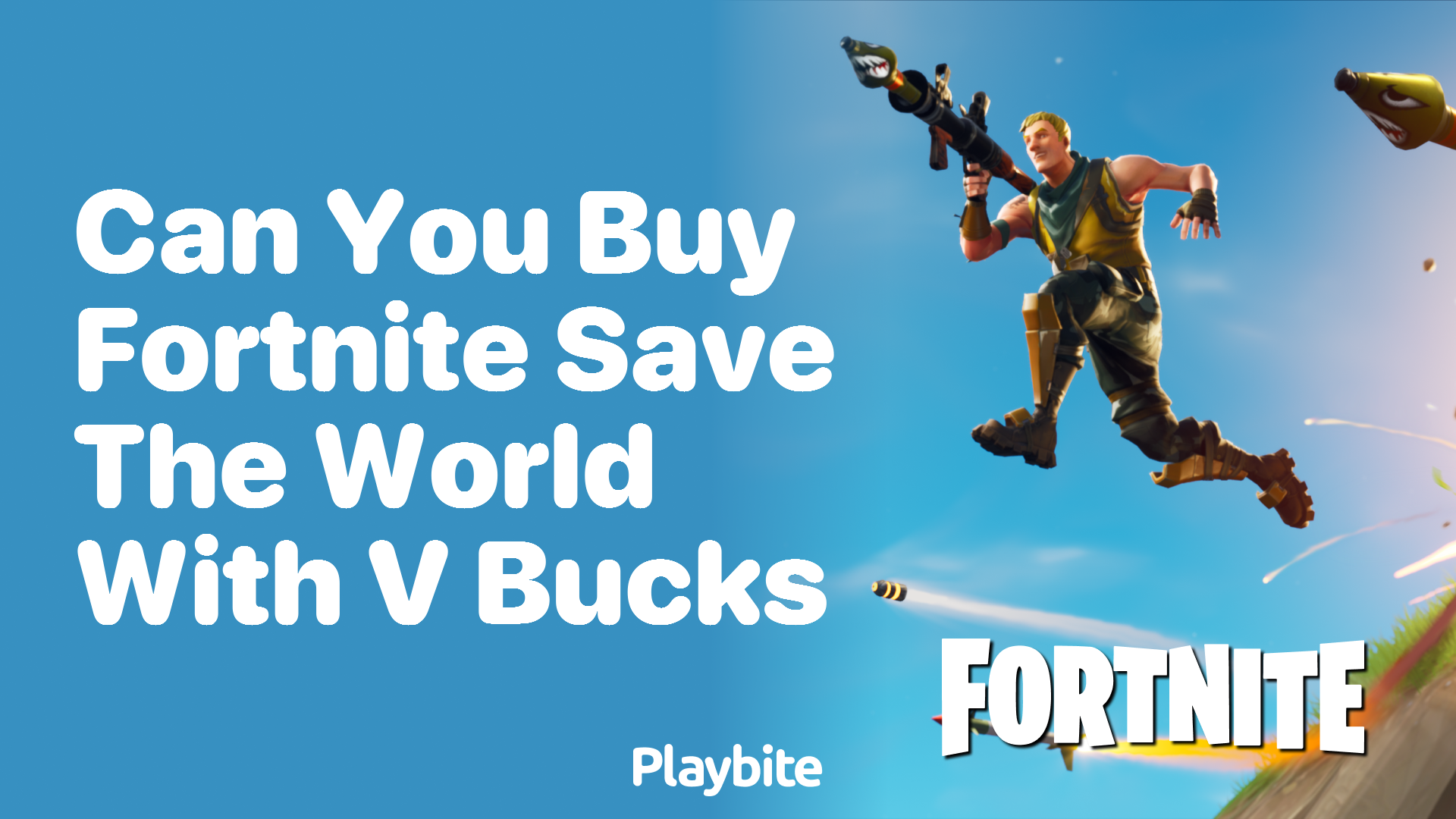 Can You Buy Fortnite Save the World with V-Bucks? - Playbite