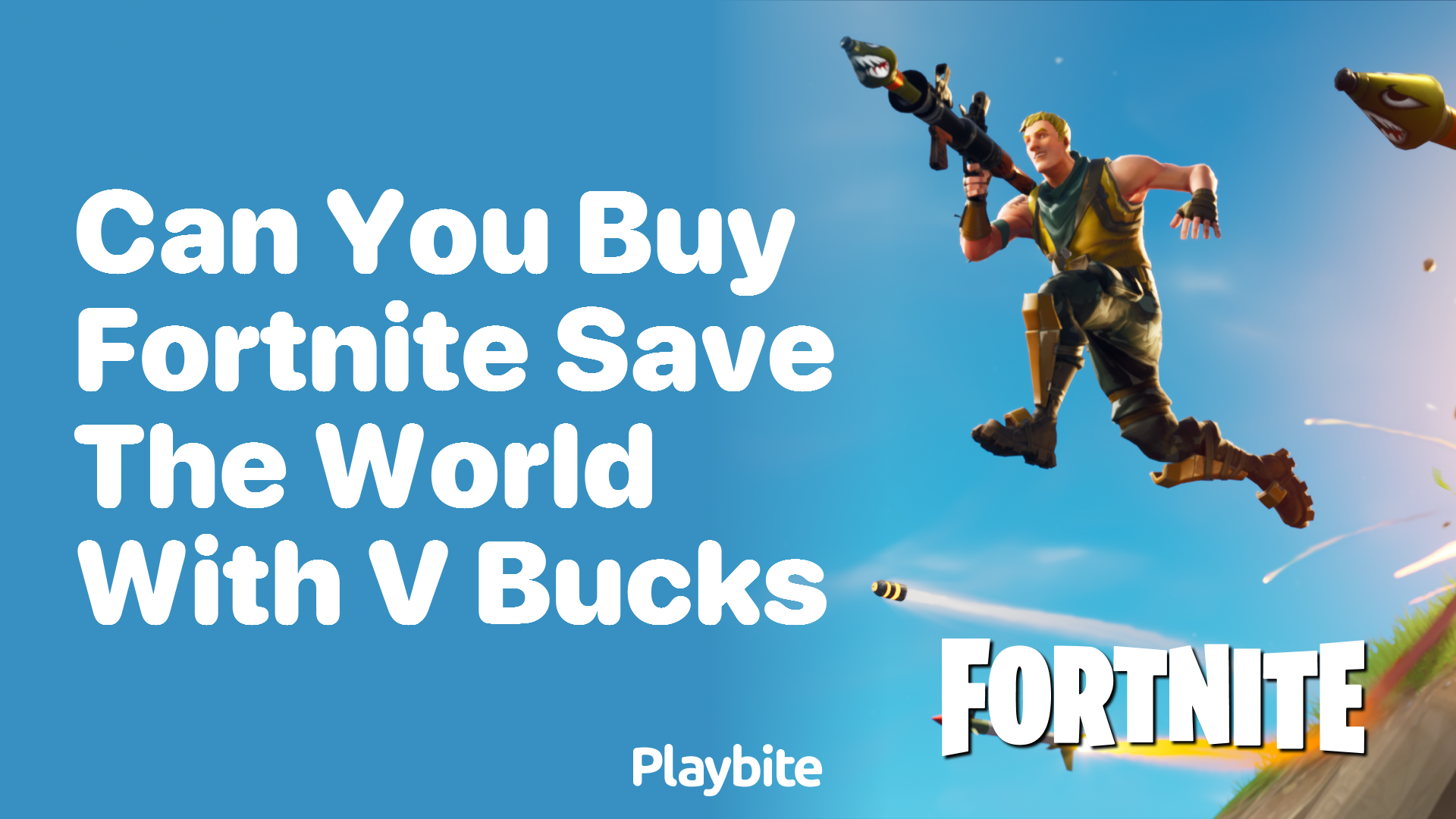 Can You Buy Fortnite Save the World with V-Bucks?