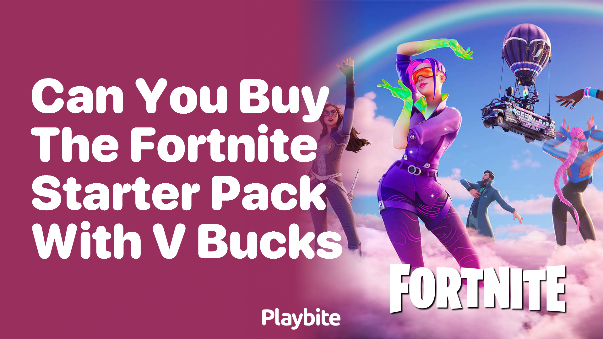 Can You Buy the Fortnite Starter Pack with V-Bucks?