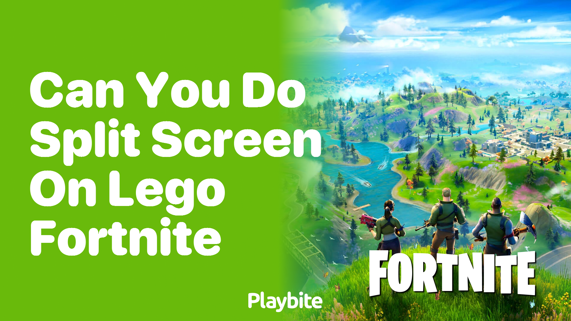 Can You Do Split Screen on Lego Fortnite?