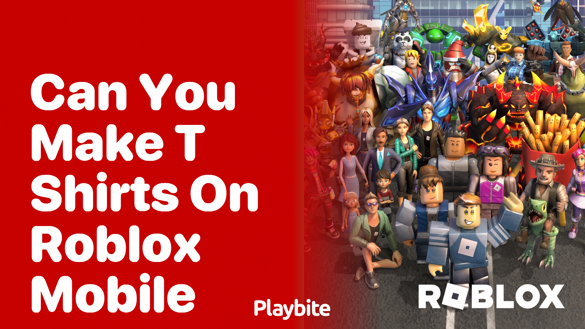 Can You Make T-Shirts on Roblox Mobile?