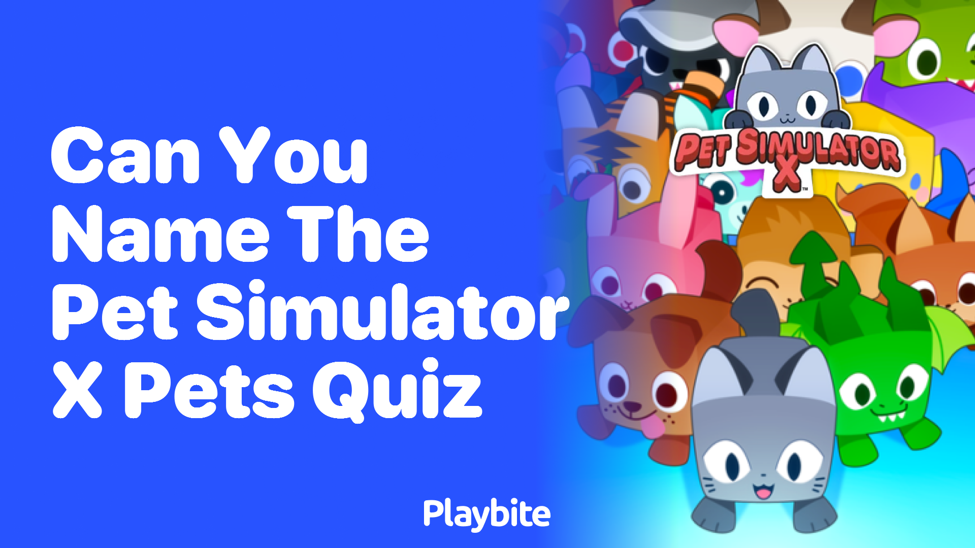 Can You Name the Pet Simulator X Pets Quiz?
