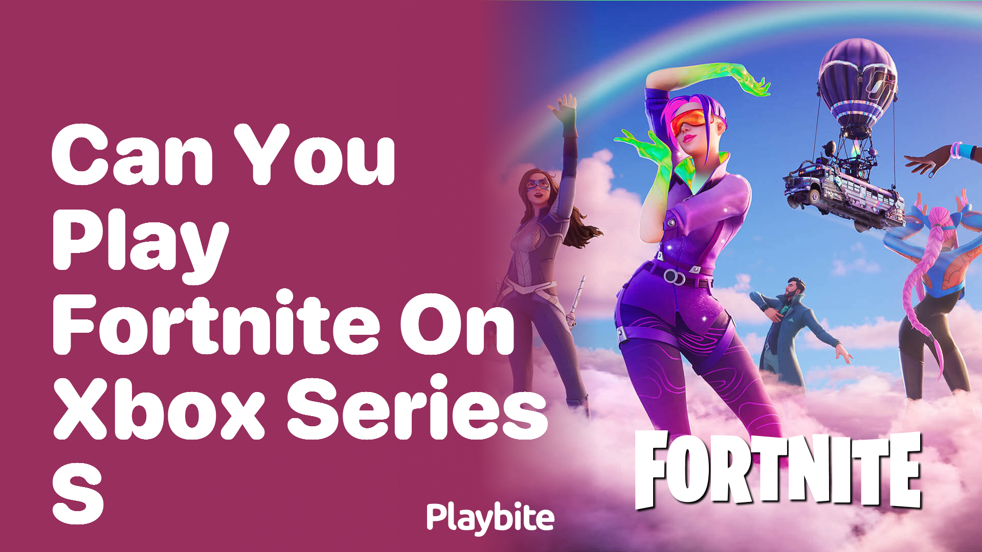Can You Play Fortnite on Xbox Series S?