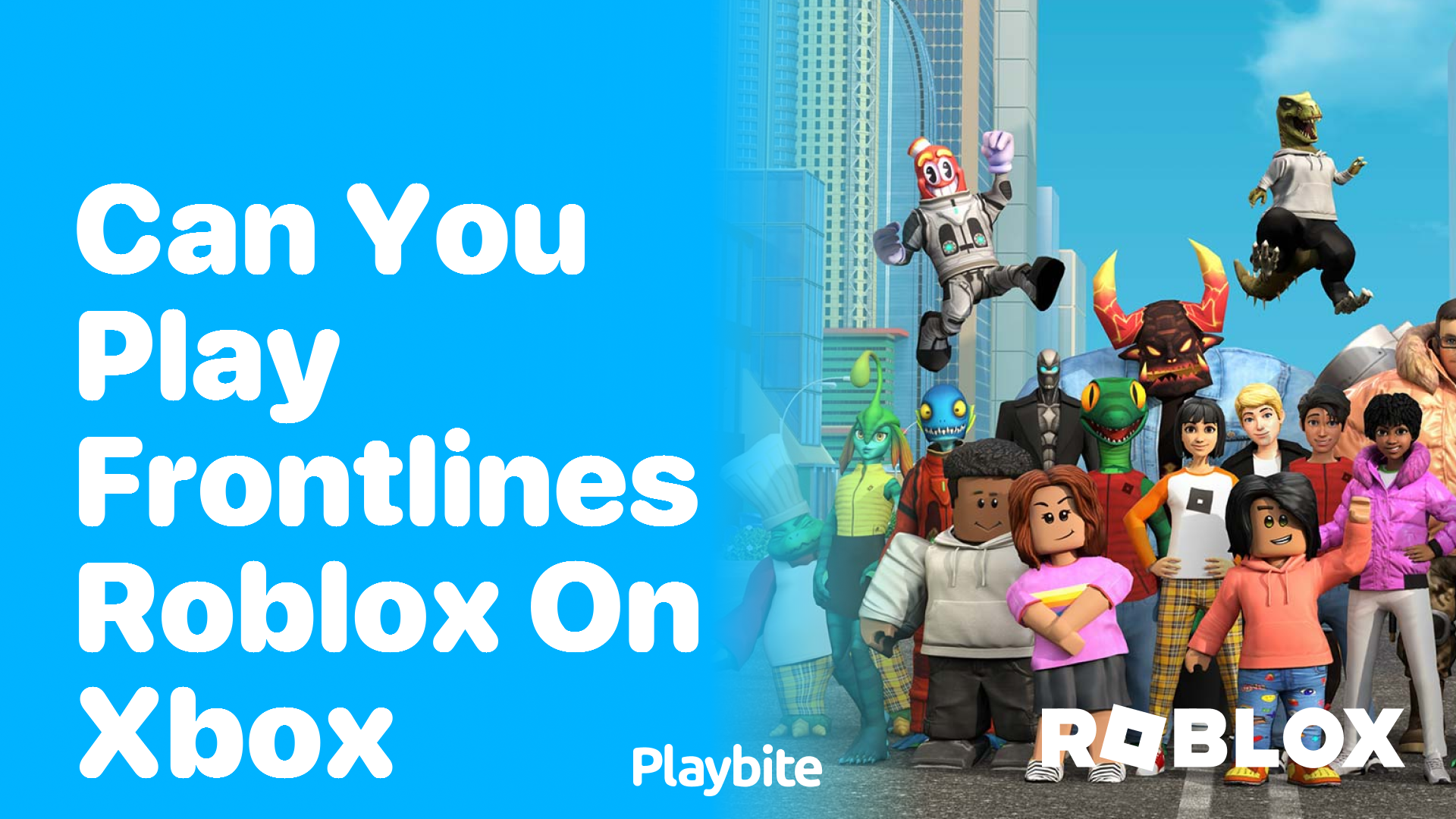 Can You Play Frontlines on Roblox on Xbox?