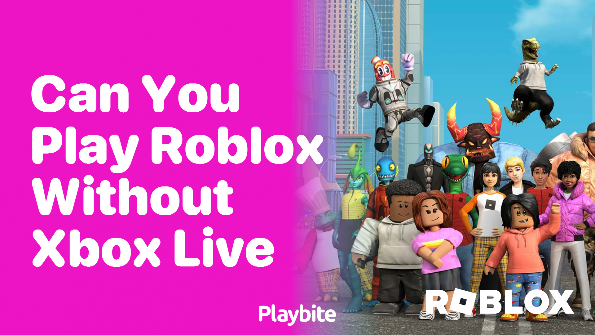 Can You Play Roblox Without Xbox Live?
