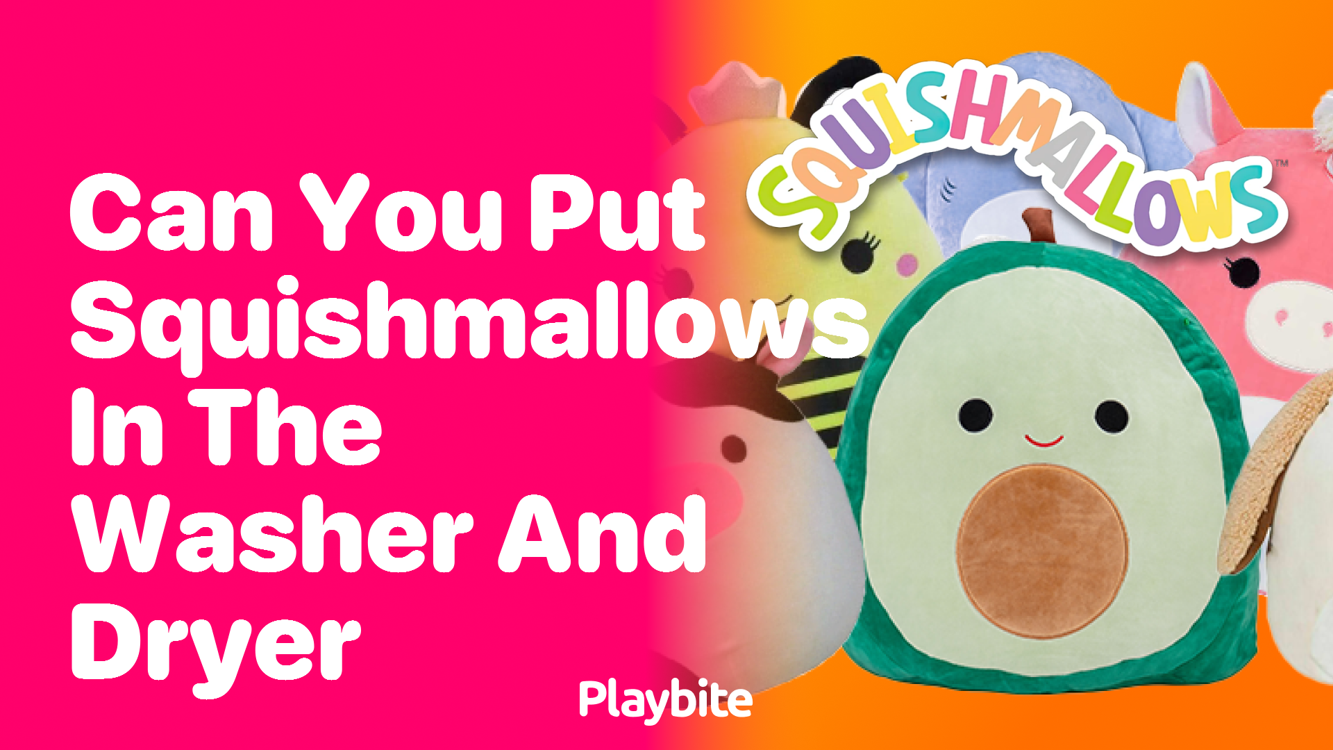 Can You Put Squishmallows in the Washer and Dryer? Playbite