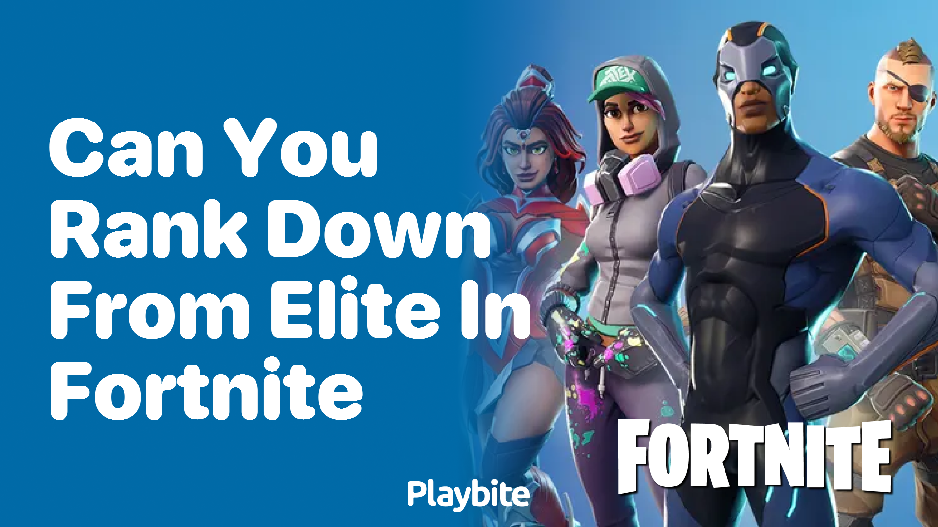 Can You Rank Down from Elite in Fortnite?