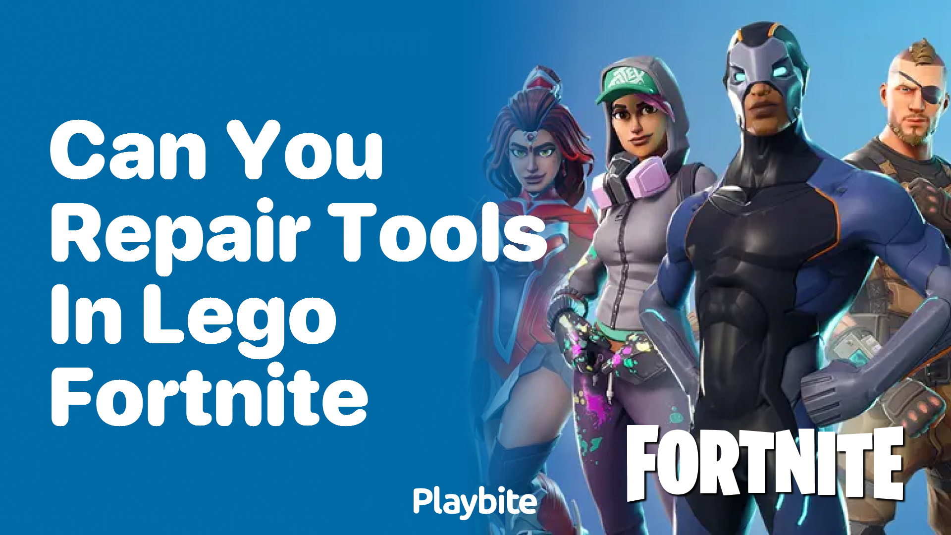 Can You Repair Tools in Lego Fortnite?