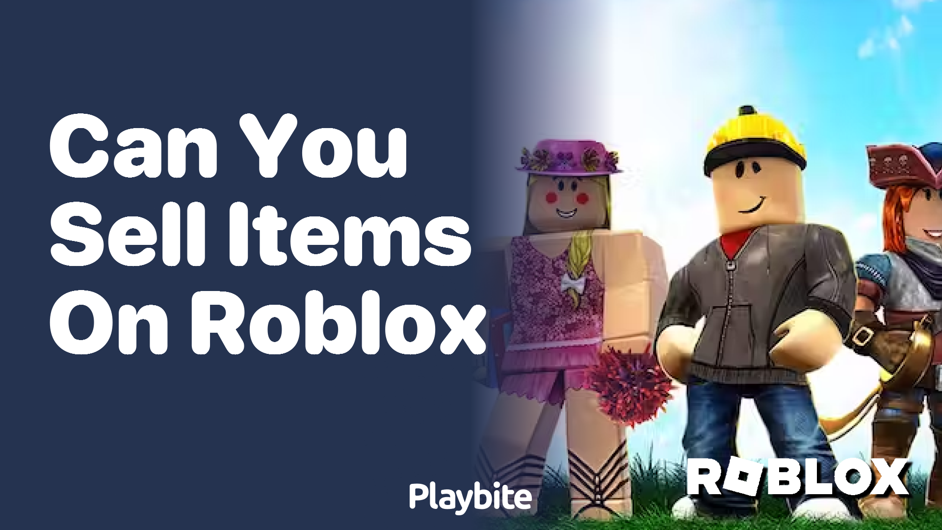 Can You Sell Items on Roblox? Playbite