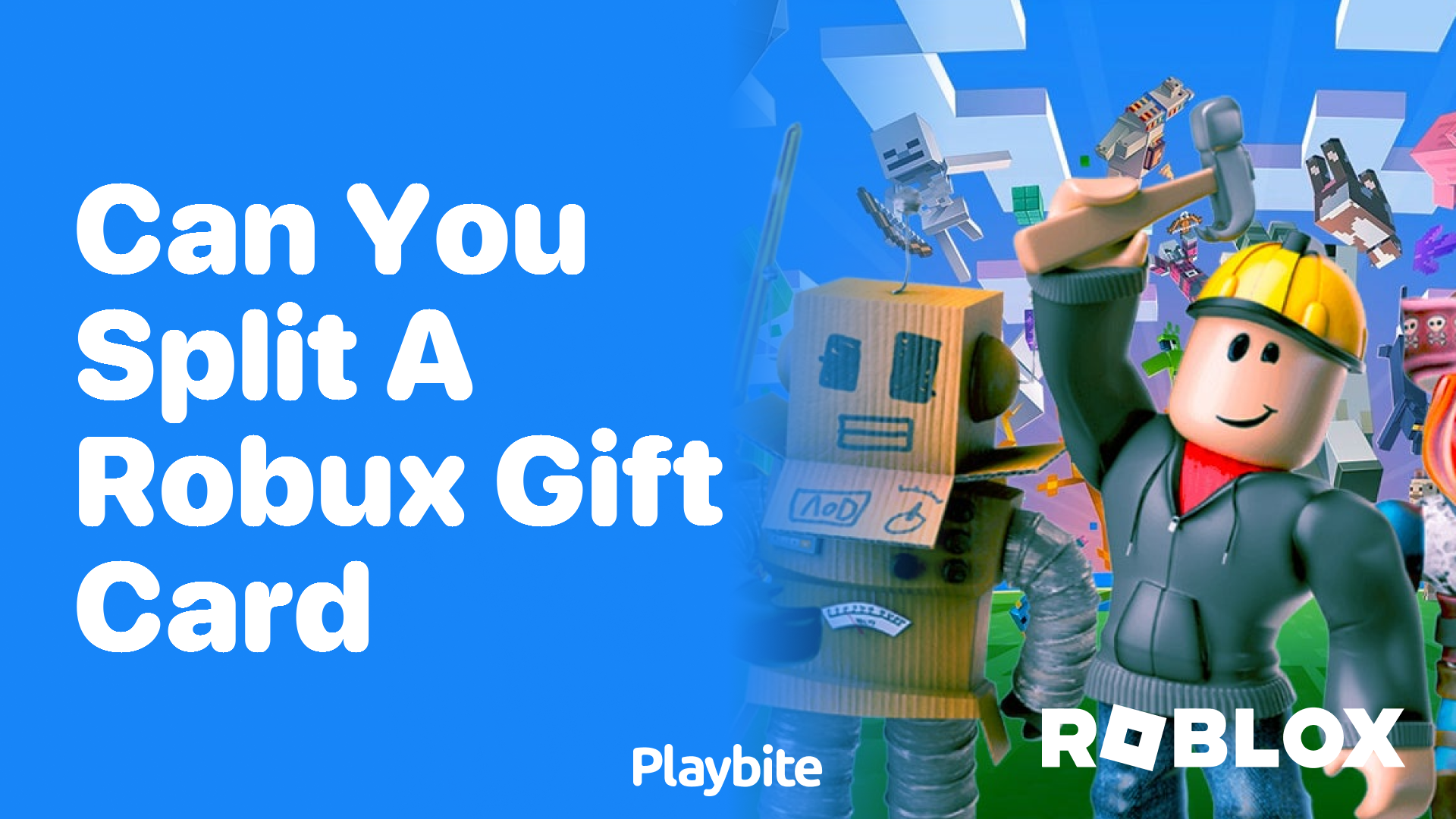 Can You Split a Robux Gift Card?