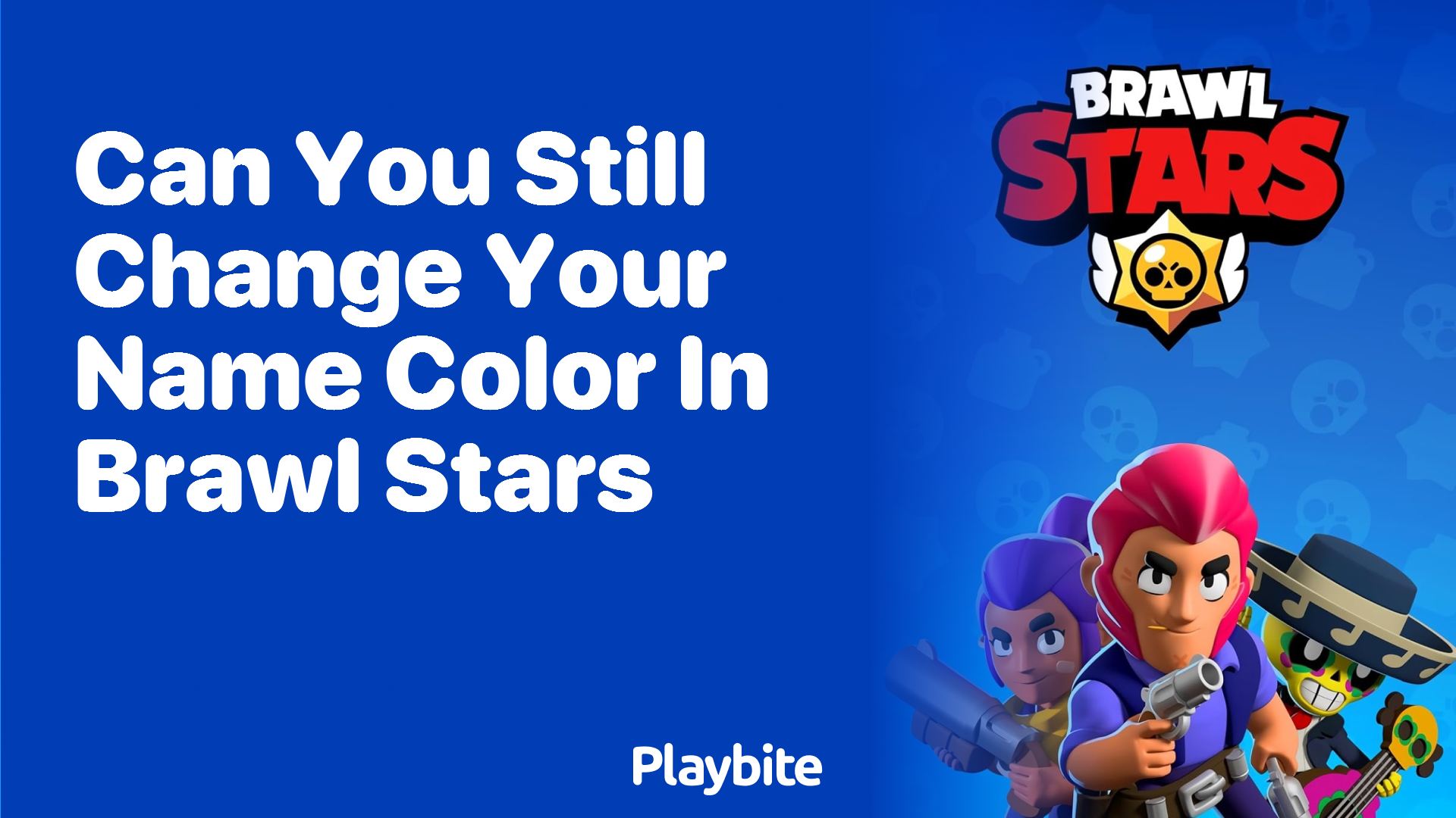 Can You Still Change Your Name Color in Brawl Stars?