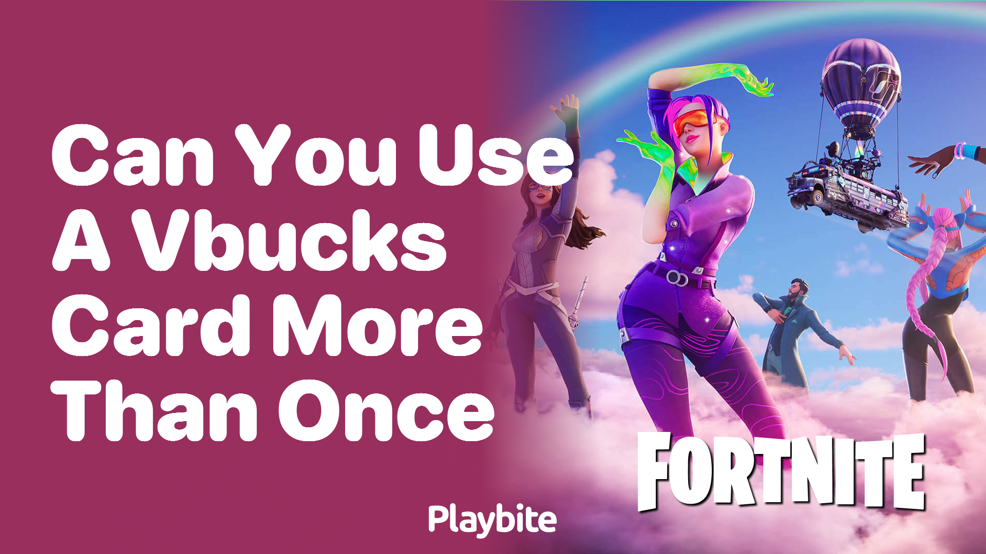 Can You Use a V-Bucks Card More Than Once?