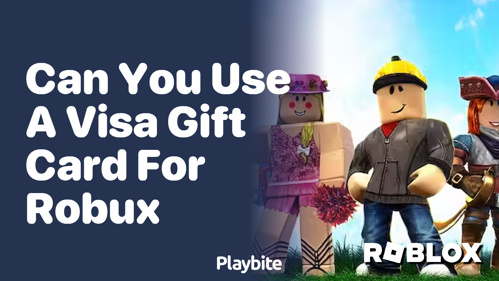 Can You Use a Visa Gift Card for Robux?