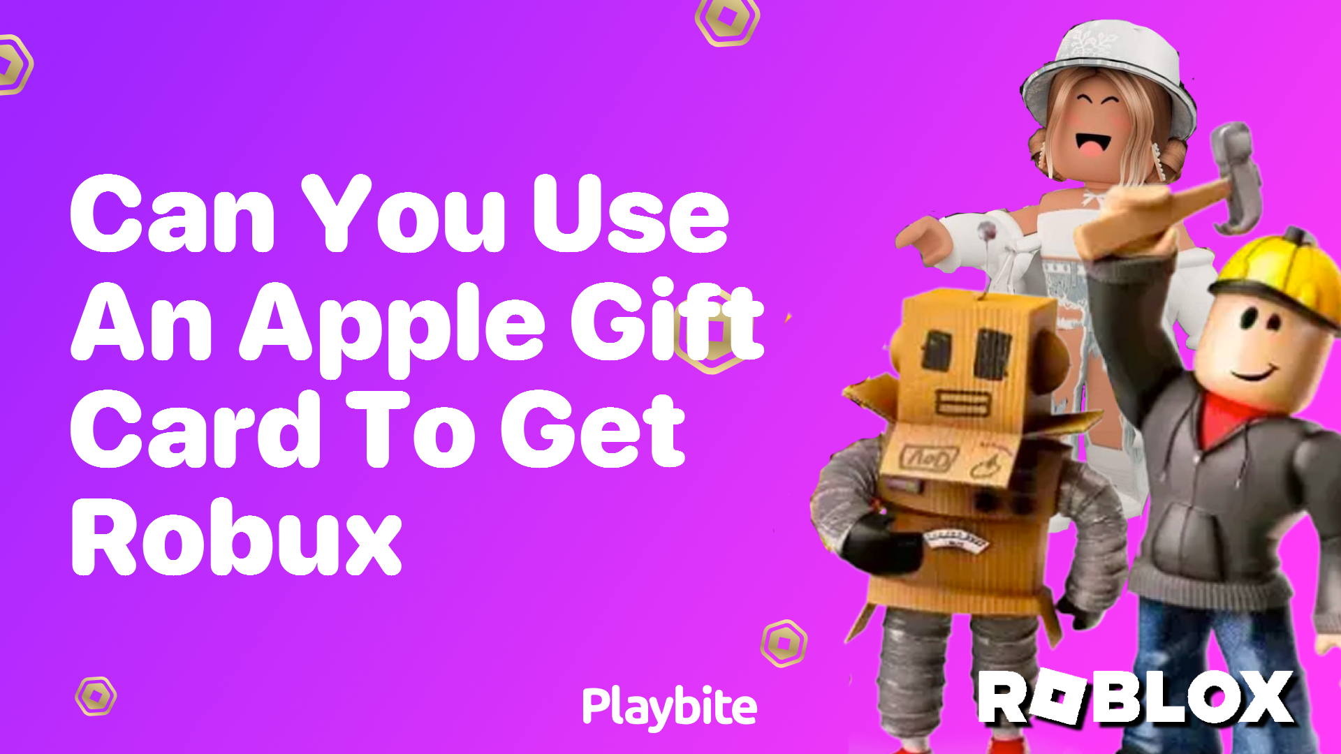 Can You Use an Apple Gift Card to Get Robux?