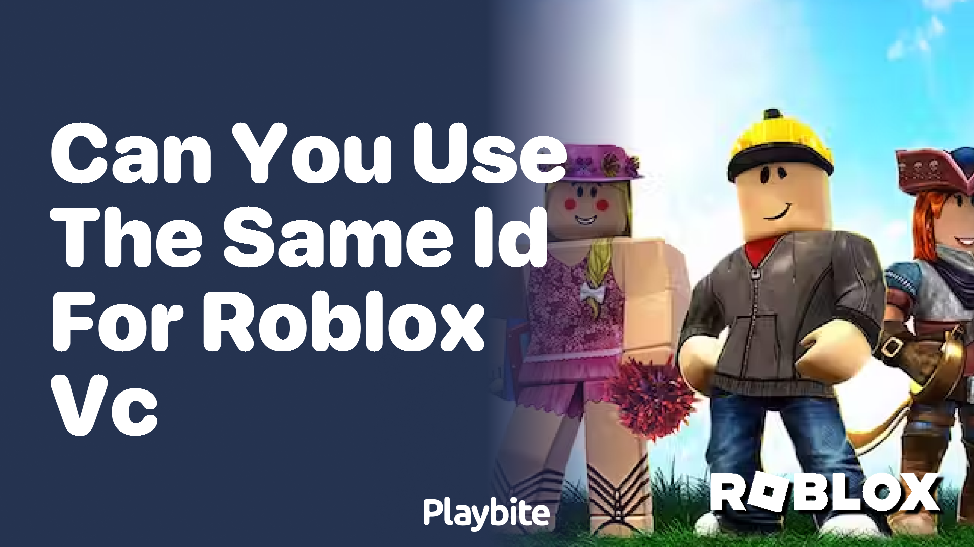 Can You Use the Same ID for Roblox VC?