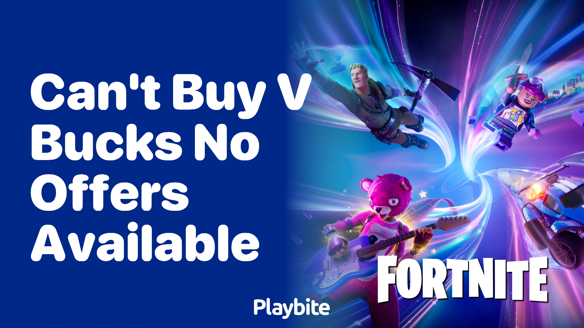Can’t Buy V-Bucks? No Offers Available?