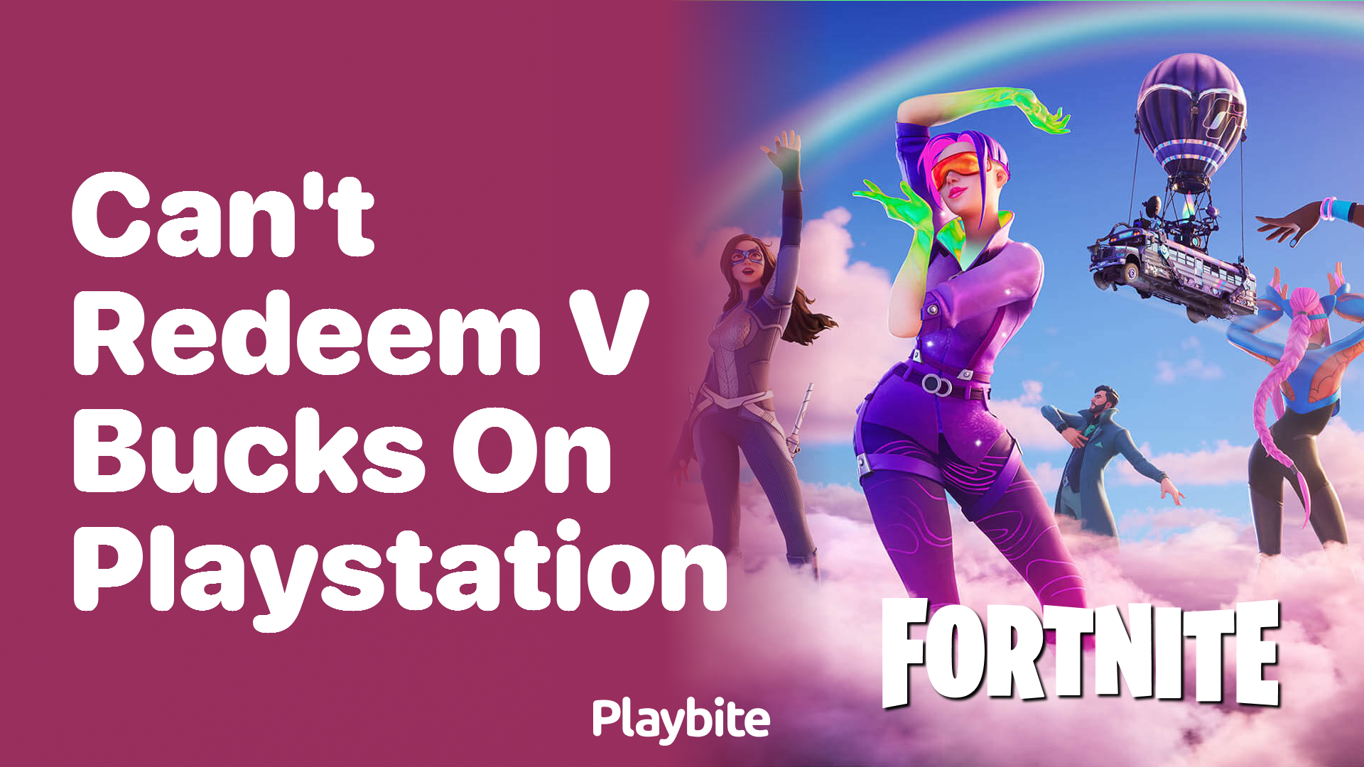 Can&#8217;t redeem V-Bucks on PlayStation? Here&#8217;s what to do