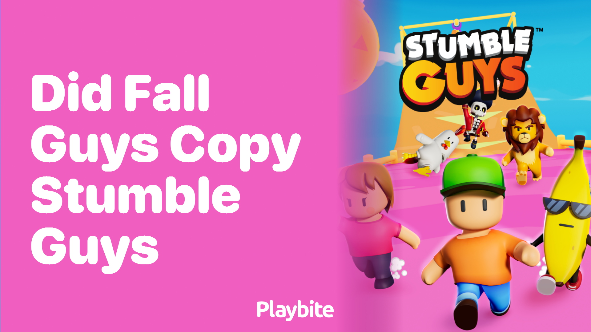 Did Fall Guys Copy Stumble Guys? Setting the Record Straight