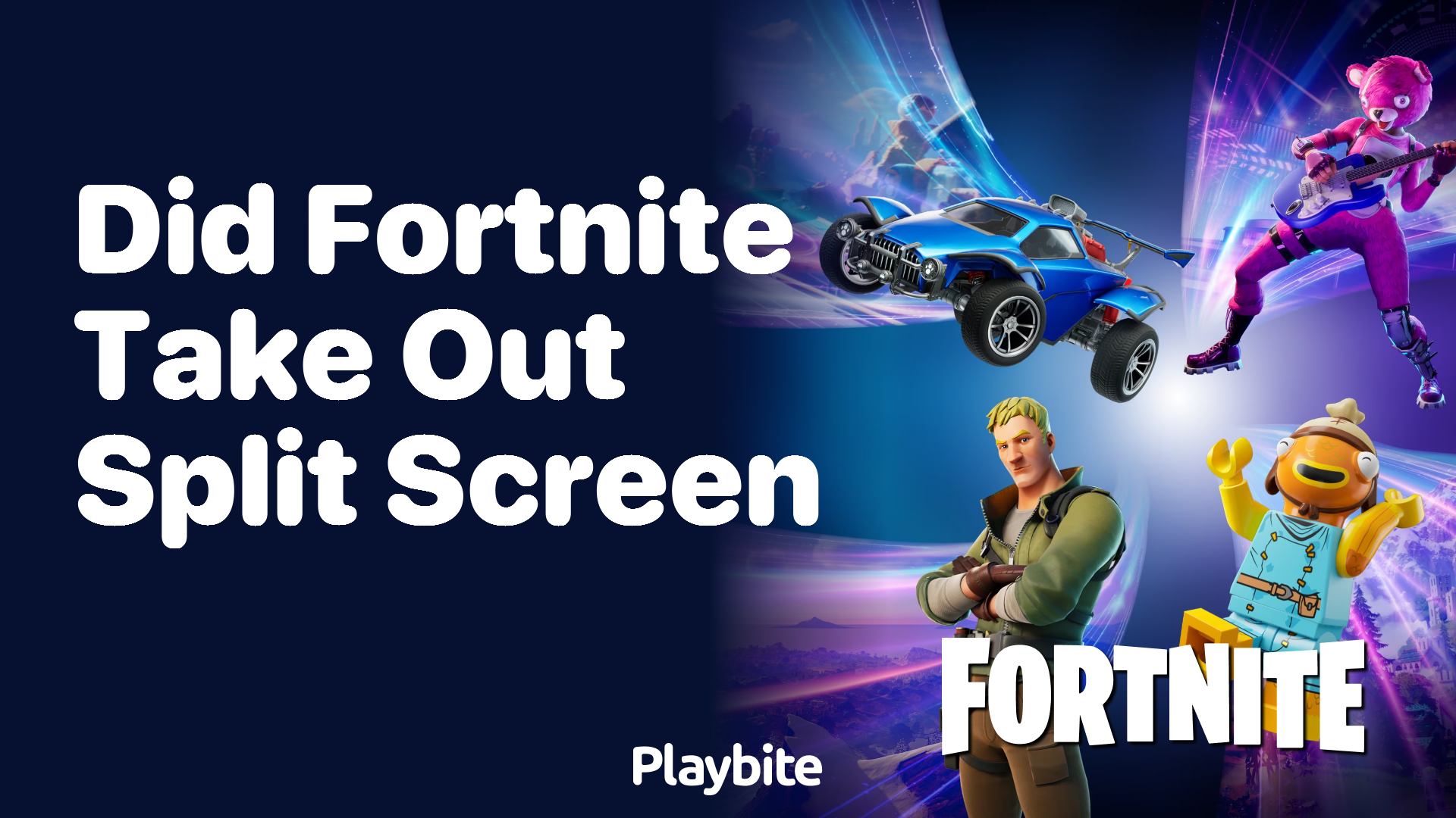 Did Fortnite remove split screen feature?