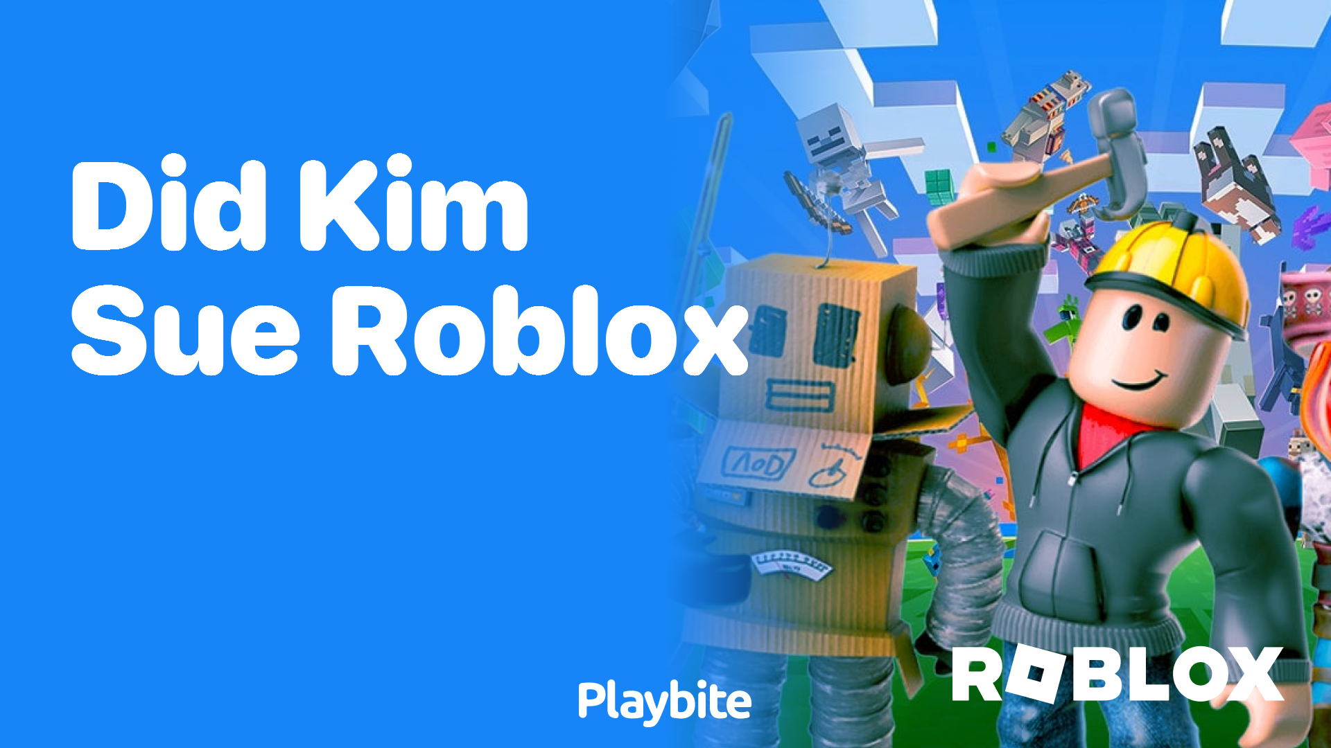 Did Kim Sue Roblox?