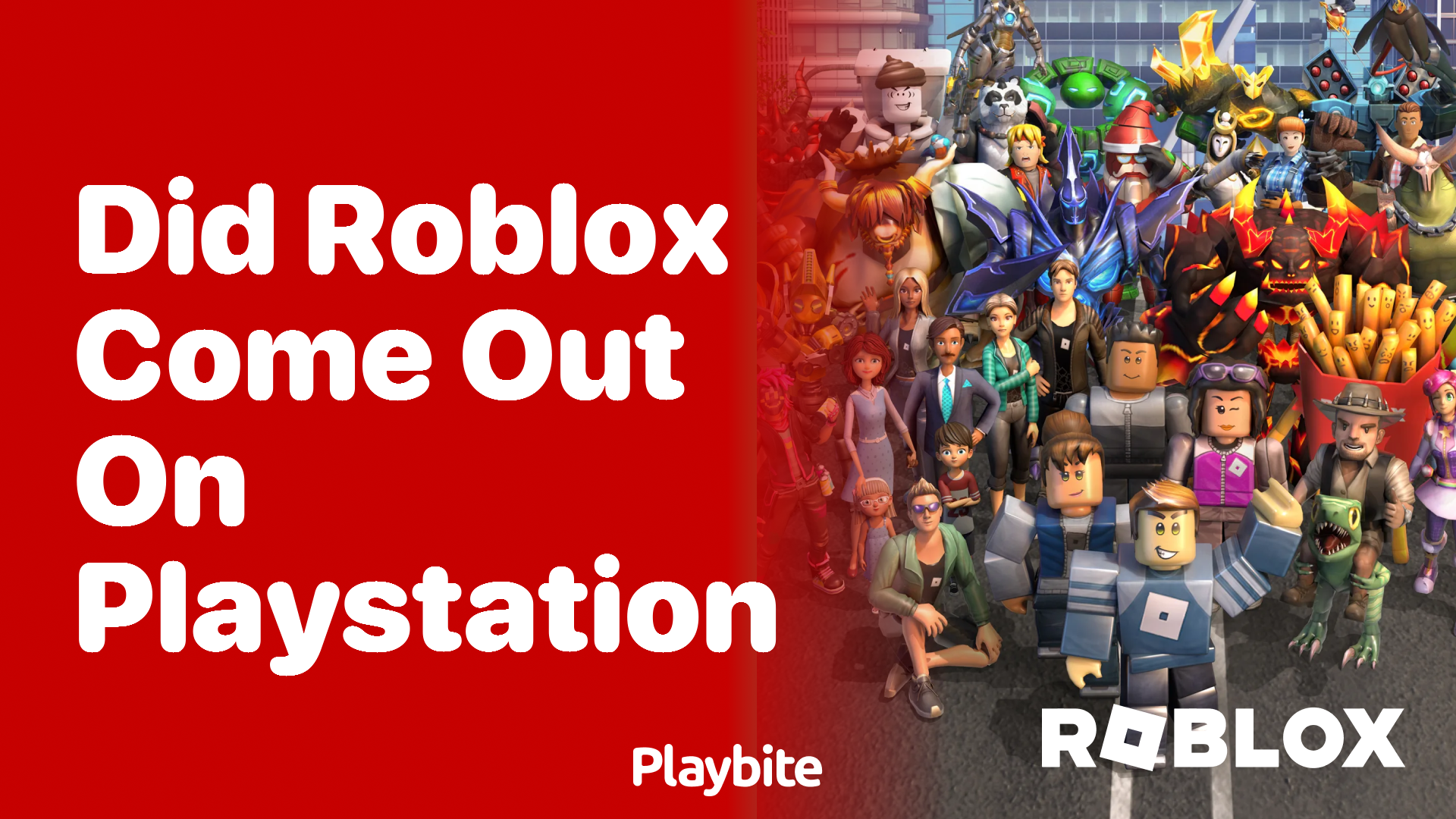 Did Roblox come out on PlayStation?
