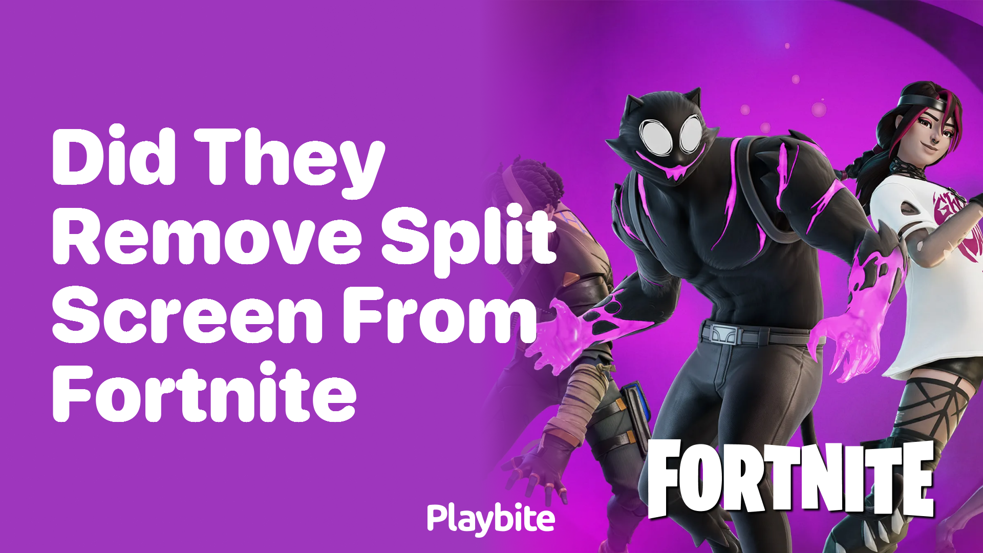 Did They Remove Split Screen from Fortnite?